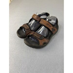 ECCO Yucatan Offroad Sandals Gorpcore Hiking Sport Leather Trails Rugged Mens 42